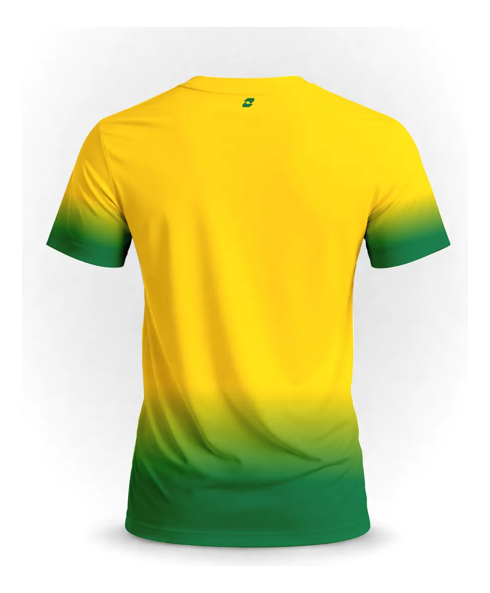 Camisa Direita Brasileira Torcida Copa Mundo Brasil Seleção - Imagem 2