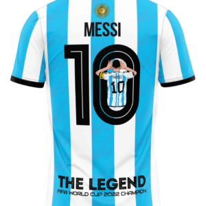 Camisa Messi Comemorativa Copa Do Mundo 2022 Argentina